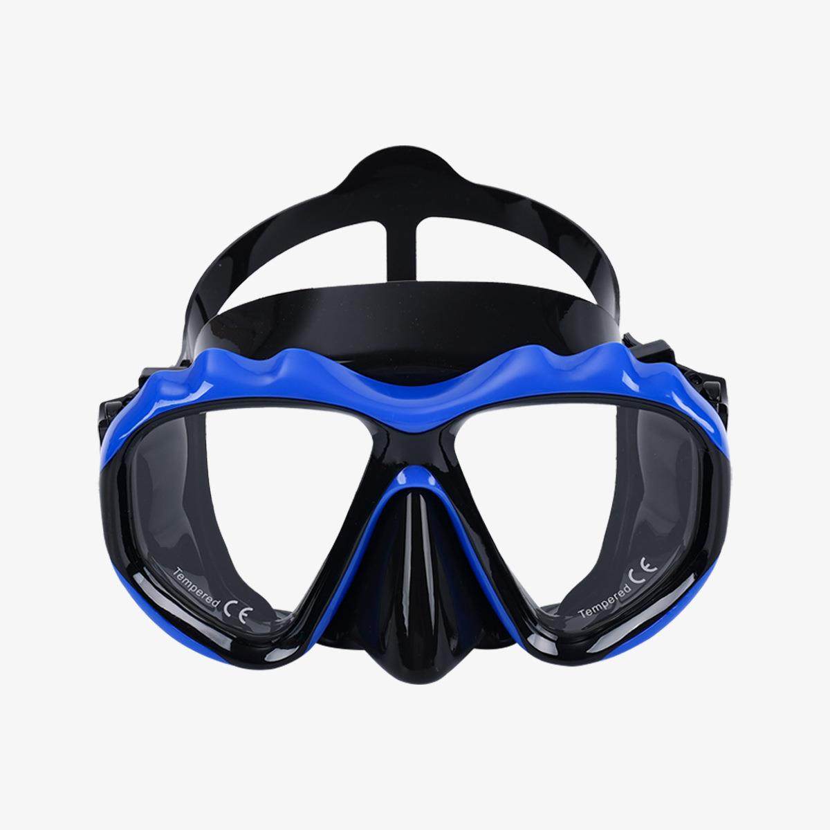 近视远视潜水镜泳镜成人潜水装备潜浮眼镜钢化玻璃硅胶面镜