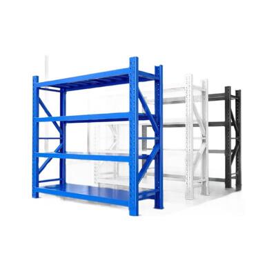 厂家库房仓储式仓库重型货架轻型中型角钢置物快递多层展示架
