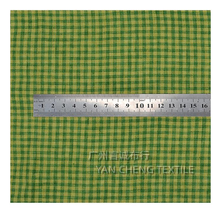 纯亚麻子洗水格面料AGX洗水格子亚布格子亚麻衬衫麻小连衣裙面料