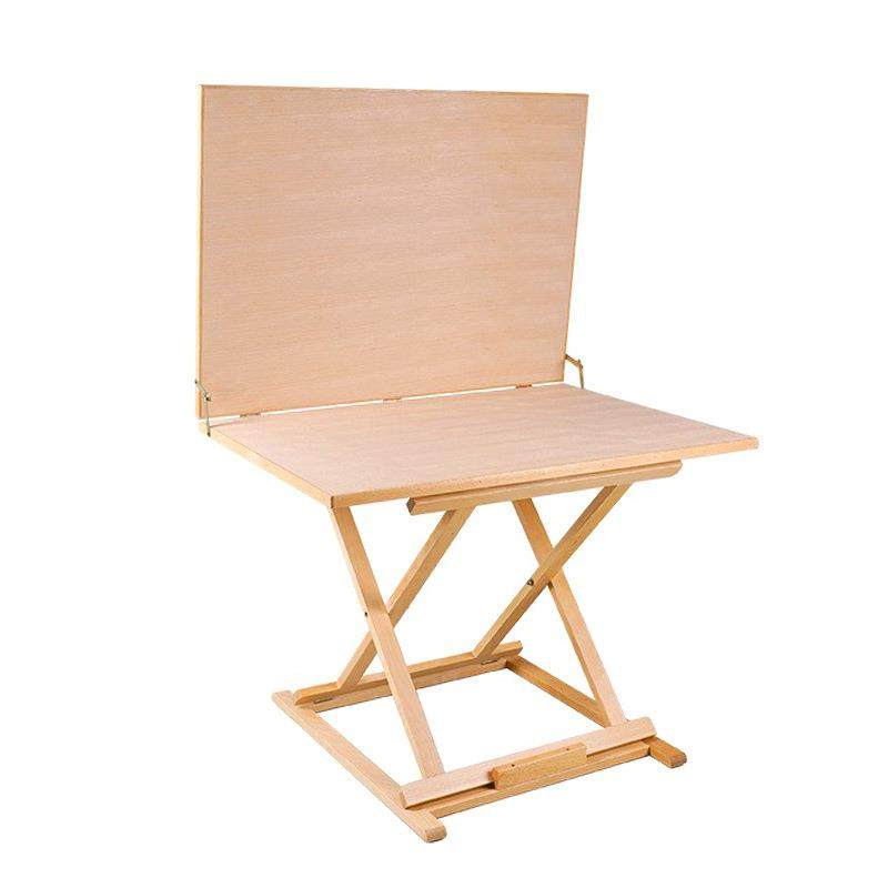 油画写生静物台抽屉升降写生素描工作台石膏静物写生台实木摆放台