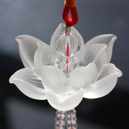 莲花配件汽车内饰琉璃车挂莲花挂件