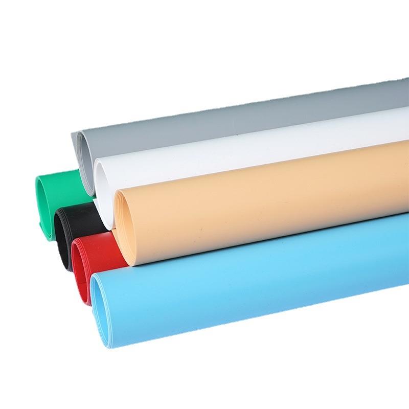 加厚升级p景vc磨砂背影拍照摄背景纸布道具OFY防污防板皱防水黑白