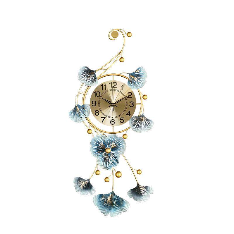 新中式钟表挂钟客厅家用时尚艺术大气墙面装饰挂时钟挂表