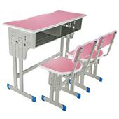 厂家直供中小学生学习桌学校培训辅导班可升降课桌椅套装