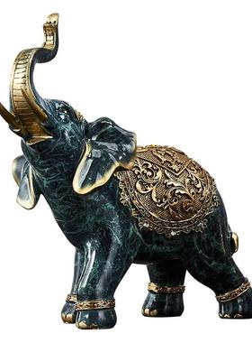 福建动物摆件大象工艺品摆件创意礼品小欧式家居饰品工厂货源