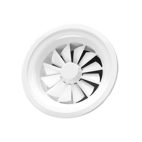 铝合金旋流风口卫生间空调出风口可调节电动温控旋转式出风口