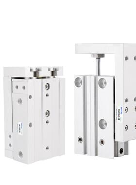 精密滑台气缸HLSL/HLQ/HLS6/8/12/16/20/25X10X20X30X40X50