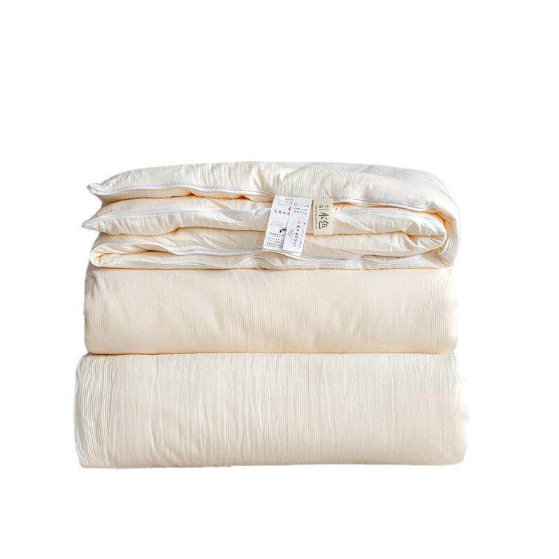 51%大豆纤维子母被全棉抗菌冬被母婴级春秋被10斤棉被可机洗