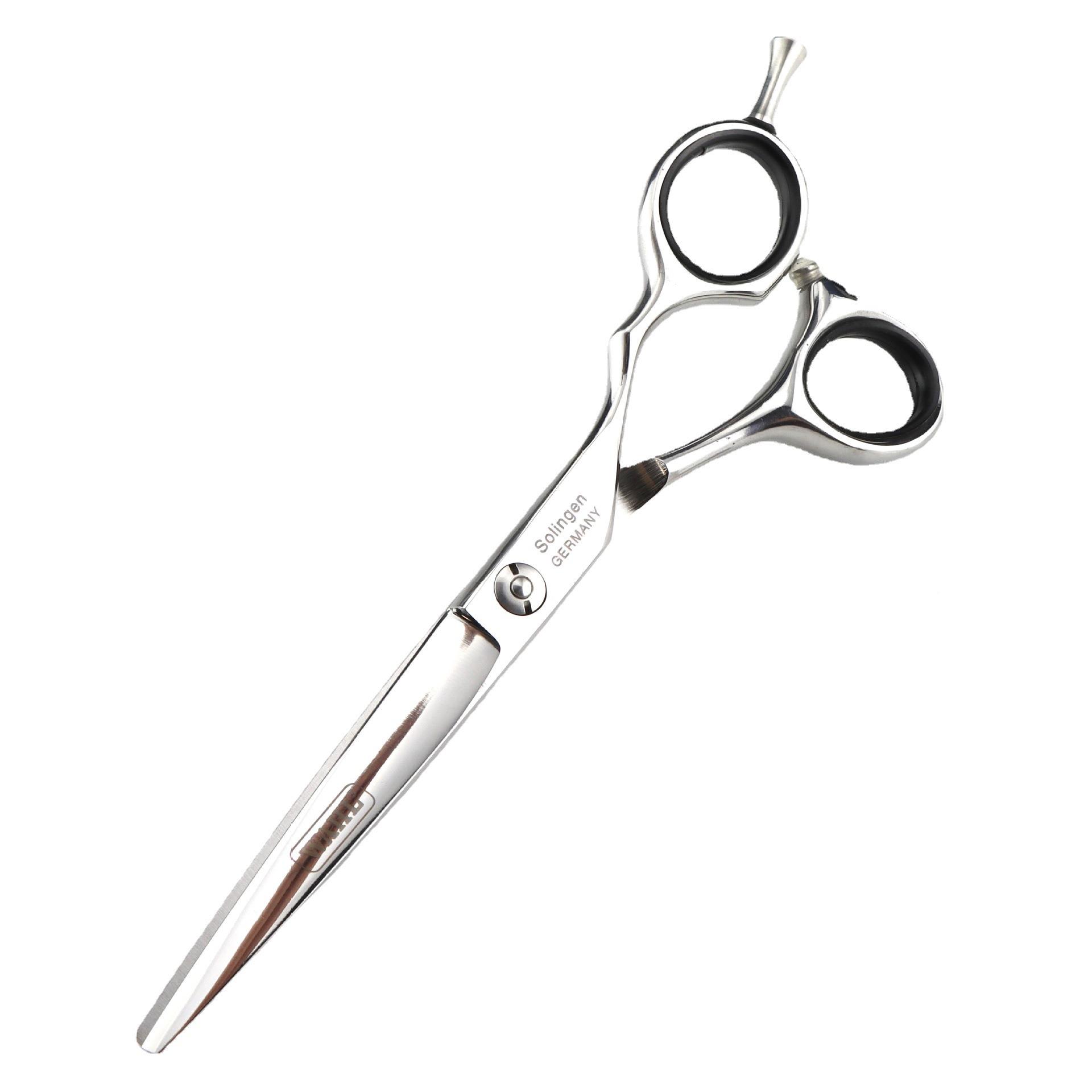 6.0寸FDL-01银色尔NEPURLSO个美发剪刀性理发华剪平剪刘海剪