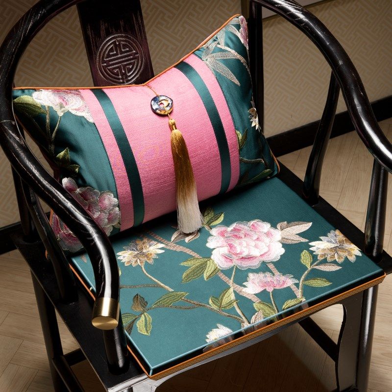 快速发货新中式红木椅垫防滑圈椅太师椅官帽椅垫R子家用实木茶桌,居家布艺,椅垫,淘宝优惠券,粉丝福利购,淘宝优惠卷