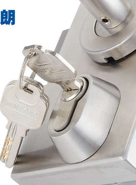 坚朗室内玻璃门锁办公室门锁室内锁双门入户门玻璃锁WUM103166