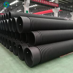 波纹管HDPE双壁波纹管排水管排污水管定制PE双壁波纹管厂家直营