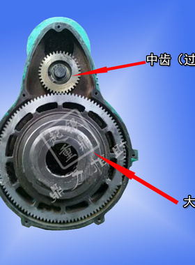1T/5T/10Tmdo双速电动葫芦瓢体瓢壳 双速电机过桥轮/大/中齿盘齿