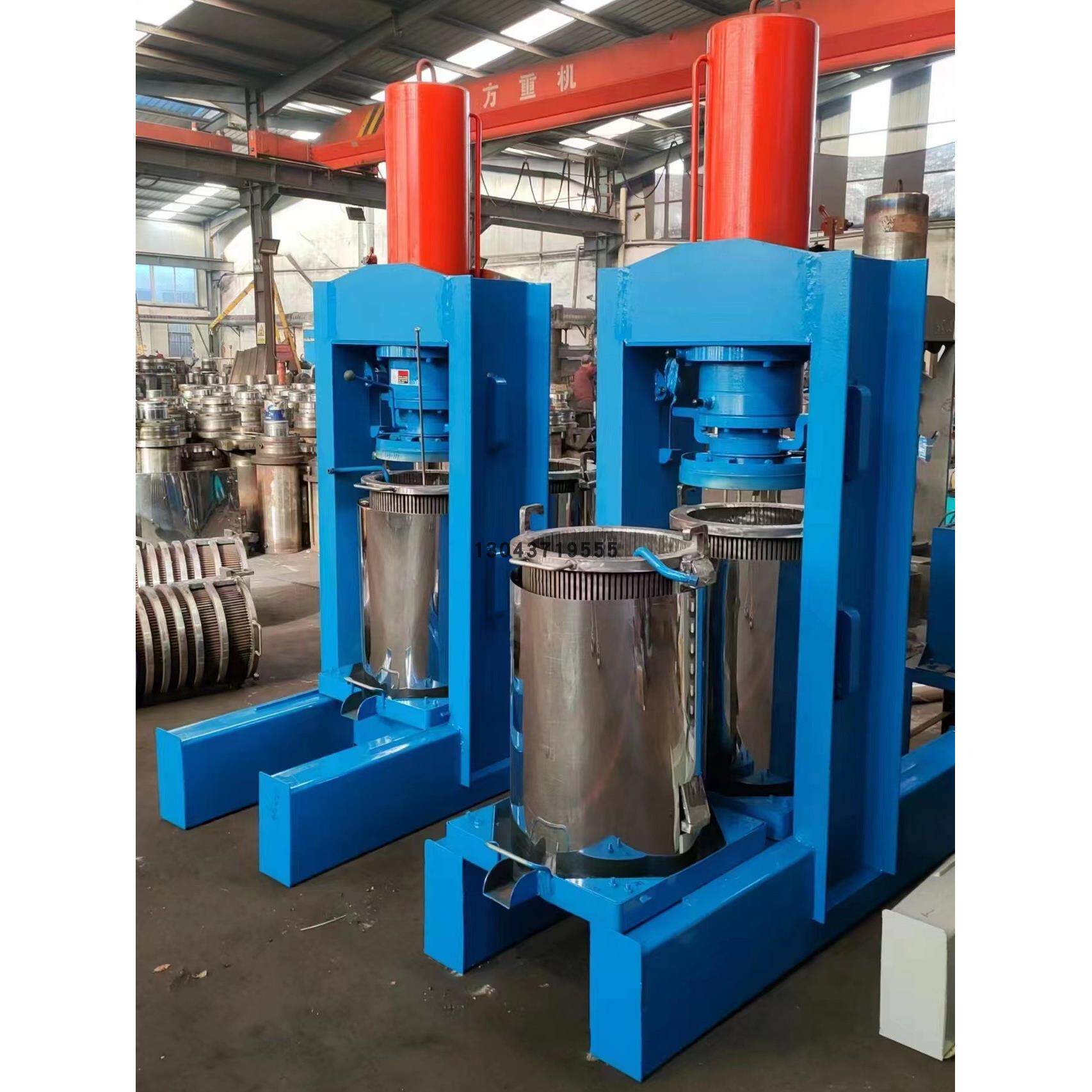 大型液压茶籽榨油机低温压榨核桃亚麻籽花生茶油立式全自动榨油机