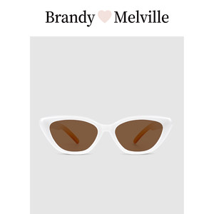 Brandy Melville BM墨镜猫眼太阳镜男女同款2024新款个性复古墨镜