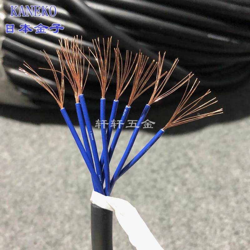 日本KANEKO 8芯0.3平方进口电缆线信号编码线柔软耐油铜 VCTFU(O),农用物资,苗木固定器/支撑器,淘宝优惠券,粉丝福利购,淘宝优惠卷