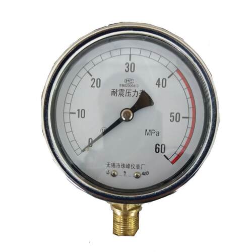 珠峰耐震抗震防震压力表YN100液压油压真空负压高品质指针机械式