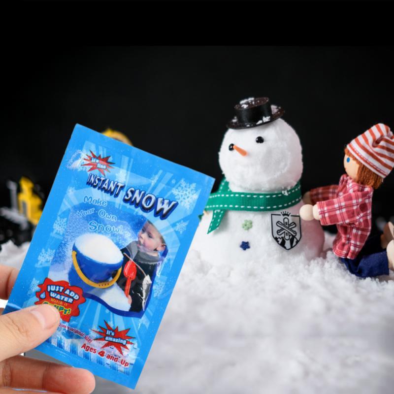 袋装人造雪水变雪加水膨胀假雪雪花圣诞雪粉儿童仿真雪人造雪粉