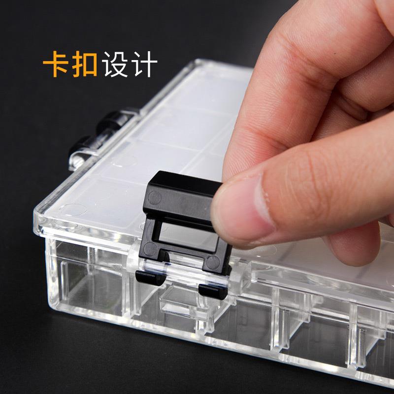 多功能颜料保湿盒透明可拆卸绘画硅胶分装盒调色盘塑料便携水彩盒