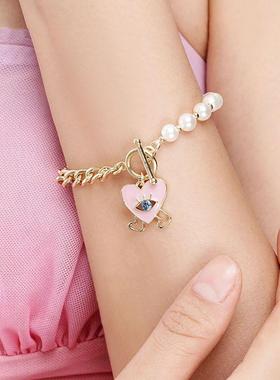 欧阳娜娜珍珠手链女in生日礼物新年款轻奢饰品小众设计感