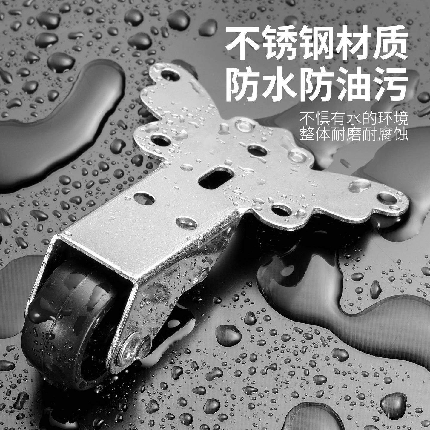 平移门轨道滑轨静音门下垂滑轮 微型承重顺滑滚轮支撑门下垂滑轮