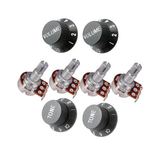 吉他电位器音量音调控制旋钮18mm吉他音量音调电位器25K250K500K