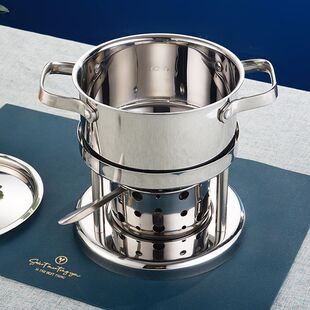 单人小火锅一人一锅商用高档酒精炉户外餐饮液体环保燃料油炉子