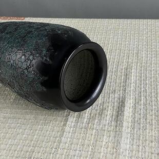 北美冬青花瓶陶艺摆件花器禅意插花干花水培装饰陶瓷梅瓶古典花瓶