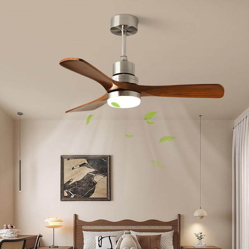 大风力实木风扇灯餐厅简约家用客厅吊扇灯电扇一体实木北欧电扇灯,家装灯饰光源,风扇灯,淘宝优惠券,粉丝福利购,淘宝优惠卷