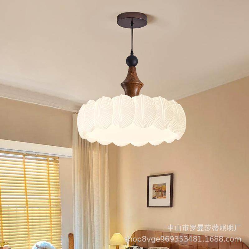 卧室吊灯2025新款中古实木新款创意主卧书房护眼泡泡爱心灯奶油风,家装灯饰光源,智能吊灯,淘宝优惠券,粉丝福利购,淘宝优惠卷