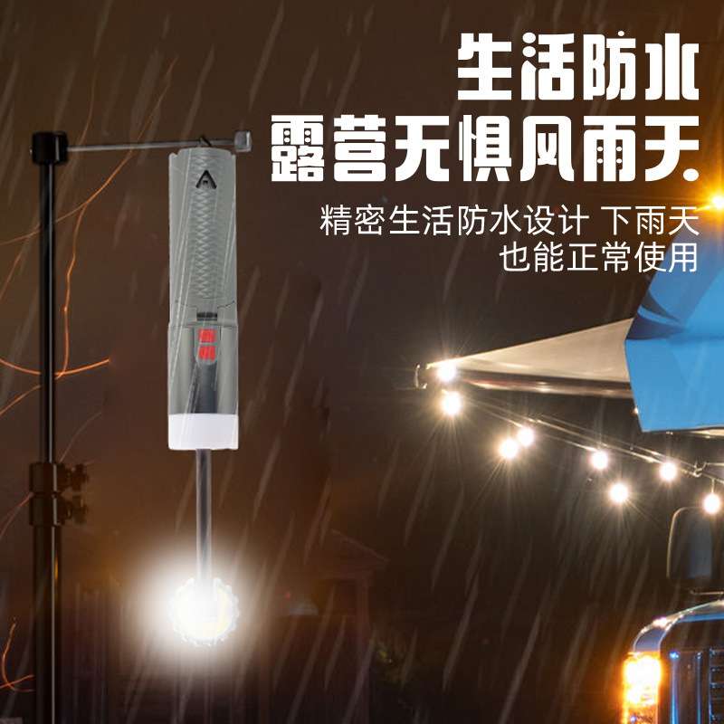 跨境户外15m灯串氛围灯可爱挂件IP67彩色灯带LED远射手电露营灯