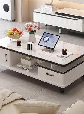 茶几客厅家用小户型2024新款钢化玻璃茶桌简约现代沙发边几小茶台