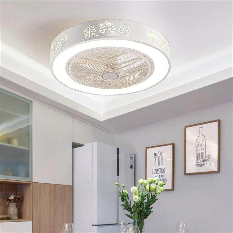 现代风扇灯客厅吸顶灯餐厅卧室书房家用简约LED无极遥控铁艺灯具,家装灯饰光源,客厅吸顶灯,淘宝优惠券,粉丝福利购,淘宝优惠卷