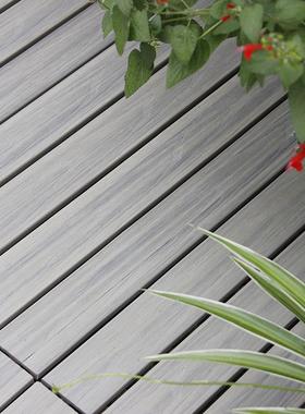 二代共挤塑木地板 户外阳台露台花园庭院 室外防腐自铺地板