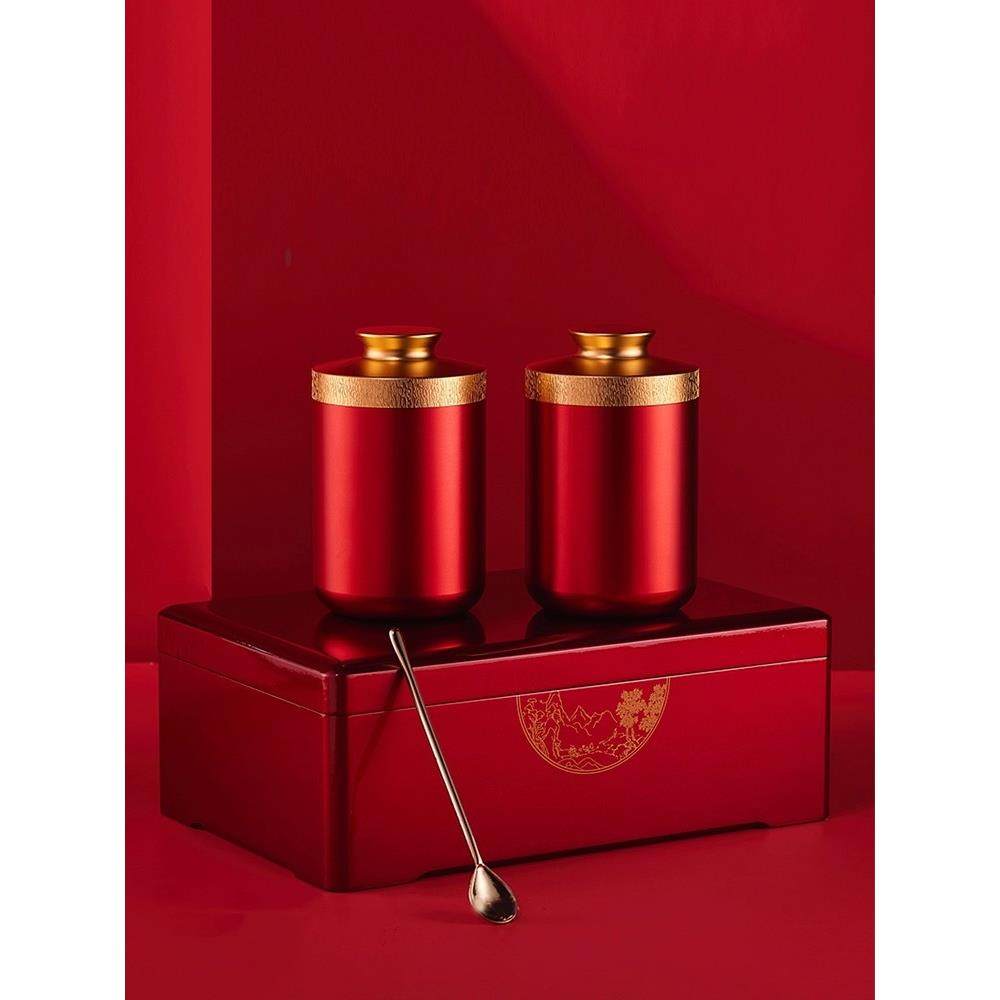 厂家钛铝合金茶叶罐包装金属罐子大号存茶密封罐高档logo雕刻铝罐,餐饮具,茶叶罐,淘宝优惠券,粉丝福利购,淘宝优惠卷