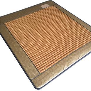 90度高温黄土球床垫加热玉石床垫托玛锗石负离子原始点温敷床垫