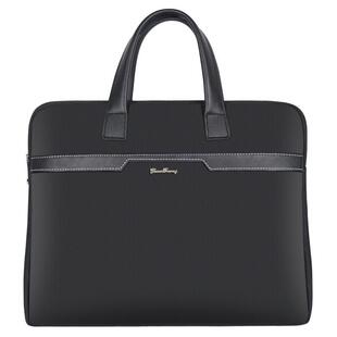 公文包商务加厚手提文件袋大容量文件包帆布公文袋办公拉链式