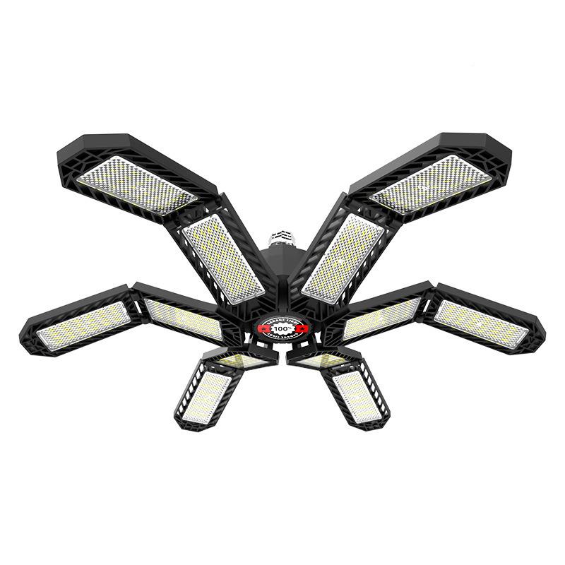 2023新款LED车库灯工矿灯L折叠变形灯仓库灯折车库灯KMZ叠ED灯