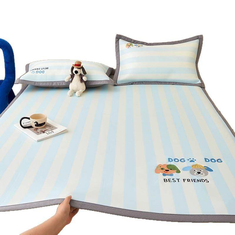 高克重冰丝数码印花凉席卡通空调软席子学生宿舍单人床品,床上用品,冰丝席,淘宝优惠券,粉丝福利购,淘宝优惠卷