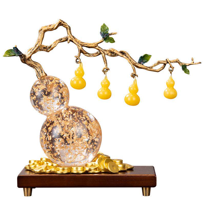 轻奢高档简约现代透明麋鹿摆件酒柜电视柜酒装饰品办公室家居客厅