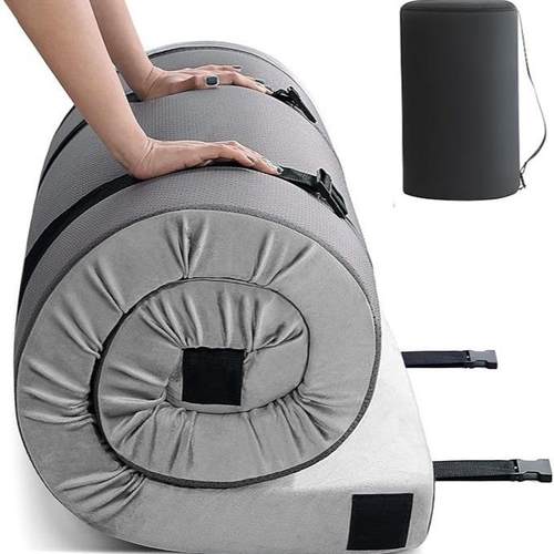 热款单人海绵软垫薄垫卷包便携收纳防滑户外露营垫记忆棉床垫