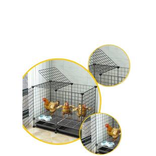 养鸡笼家用大号特大养殖笼鸡笼子家用铁网组装鸭子笼鸡舍清粪工厂