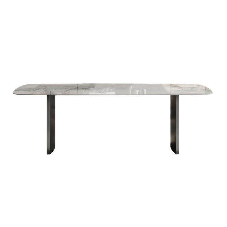 加厚全托底岩板餐桌椅组合家用轻奢不锈钢简约现代小户长方形桌子,商业/办公家具,餐桌椅系列,淘宝优惠券,粉丝福利购,淘宝优惠卷