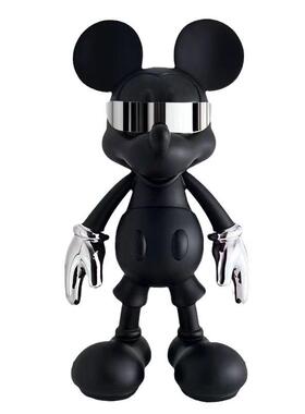 时尚潮流赛博朋克米奇老鼠潮玩摆件客厅玄关电视柜酒吧落地装饰品