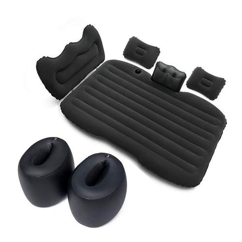 现货车载床垫植绒通用款可折叠汽车充气床家用旅行休息后排睡垫