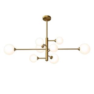 金色魔豆泡泡餐厅卧室吊灯北欧创意轻奢设计个性 化简约样板间吊灯