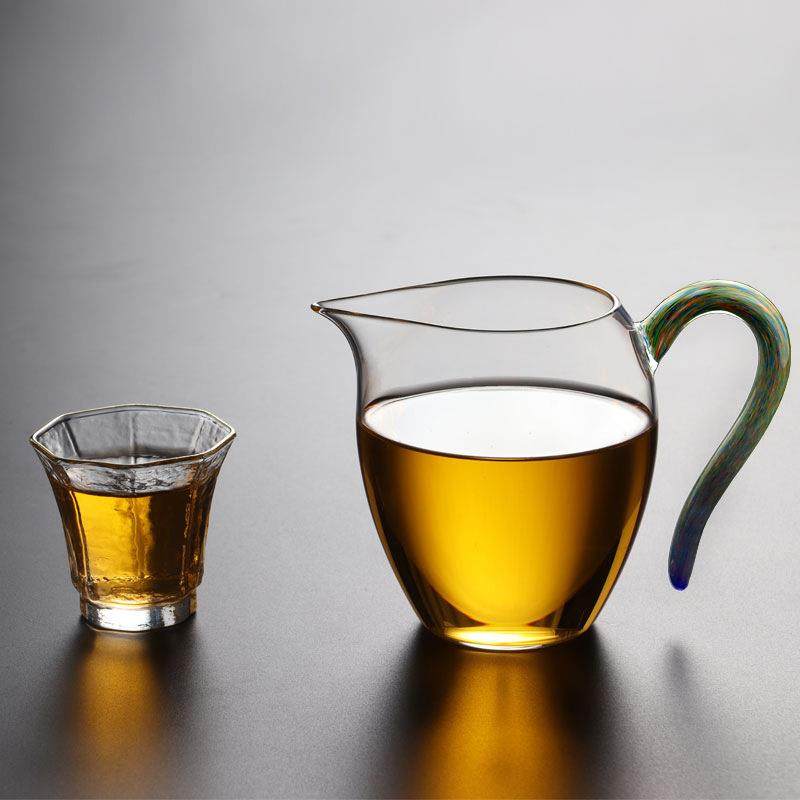 耐热玻璃草堂杯大中蛋盅公道杯木底分茶器木璃茶具茶杯带把公杯,餐饮具,盖碗,淘宝优惠券,粉丝福利购,淘宝优惠卷