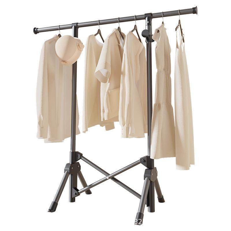 折叠晾衣架落地阳台家用不占地方的晒衣杆室内简易凉挂晒被子,收纳整理,小型晾晒架,淘宝优惠券,粉丝福利购,淘宝优惠卷