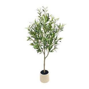 仿真绿植橄榄树家居客厅办公室仿真橄榄树盆景客厅沙发旁落地摆件