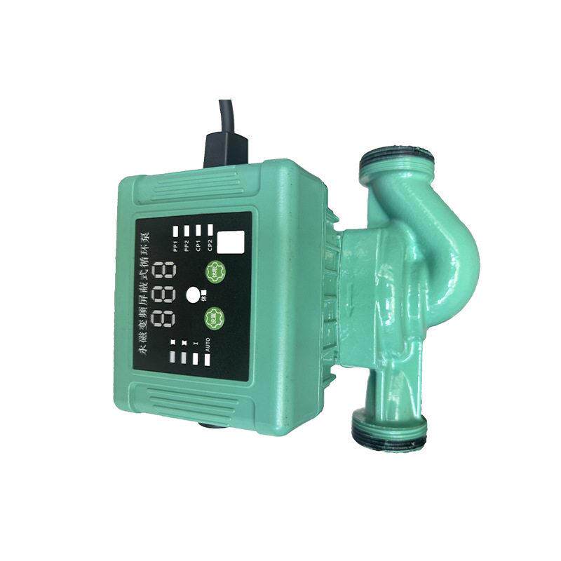 永磁变频节能屏蔽泵家用暖气片/地暖循环泵管道热水回水泵220伏